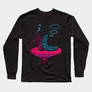 Hookah Smoking Caterpillar V.6.0 Long Sleeve T-Shirt